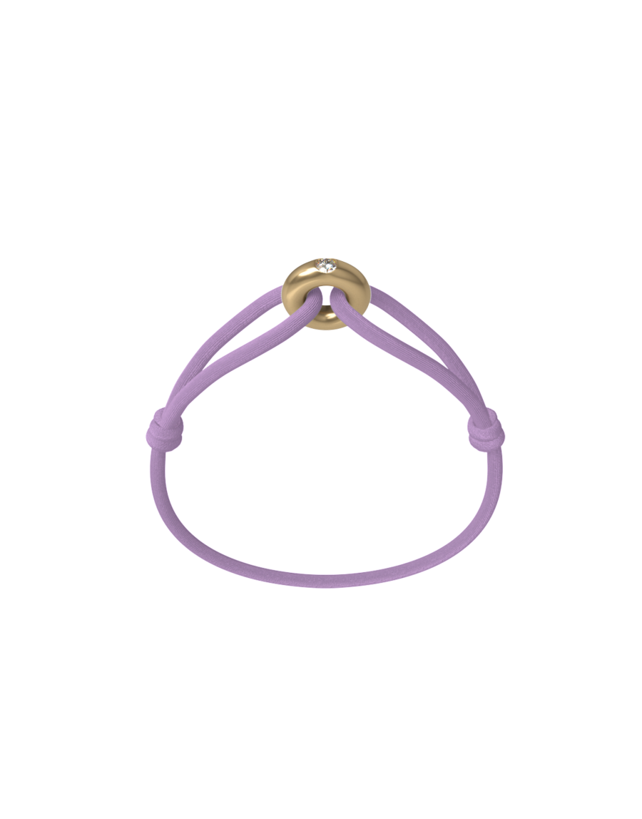 Golden Diamond Cord Bracelet