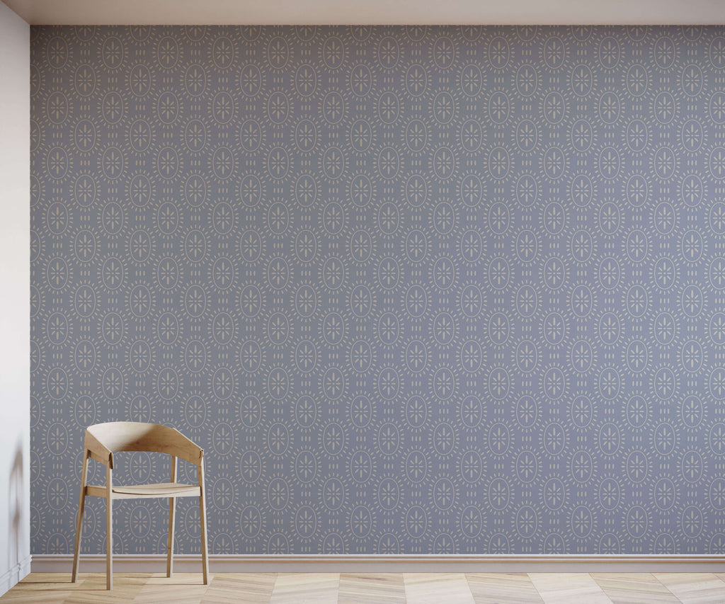 Limba Sun Pattern Wallpaper