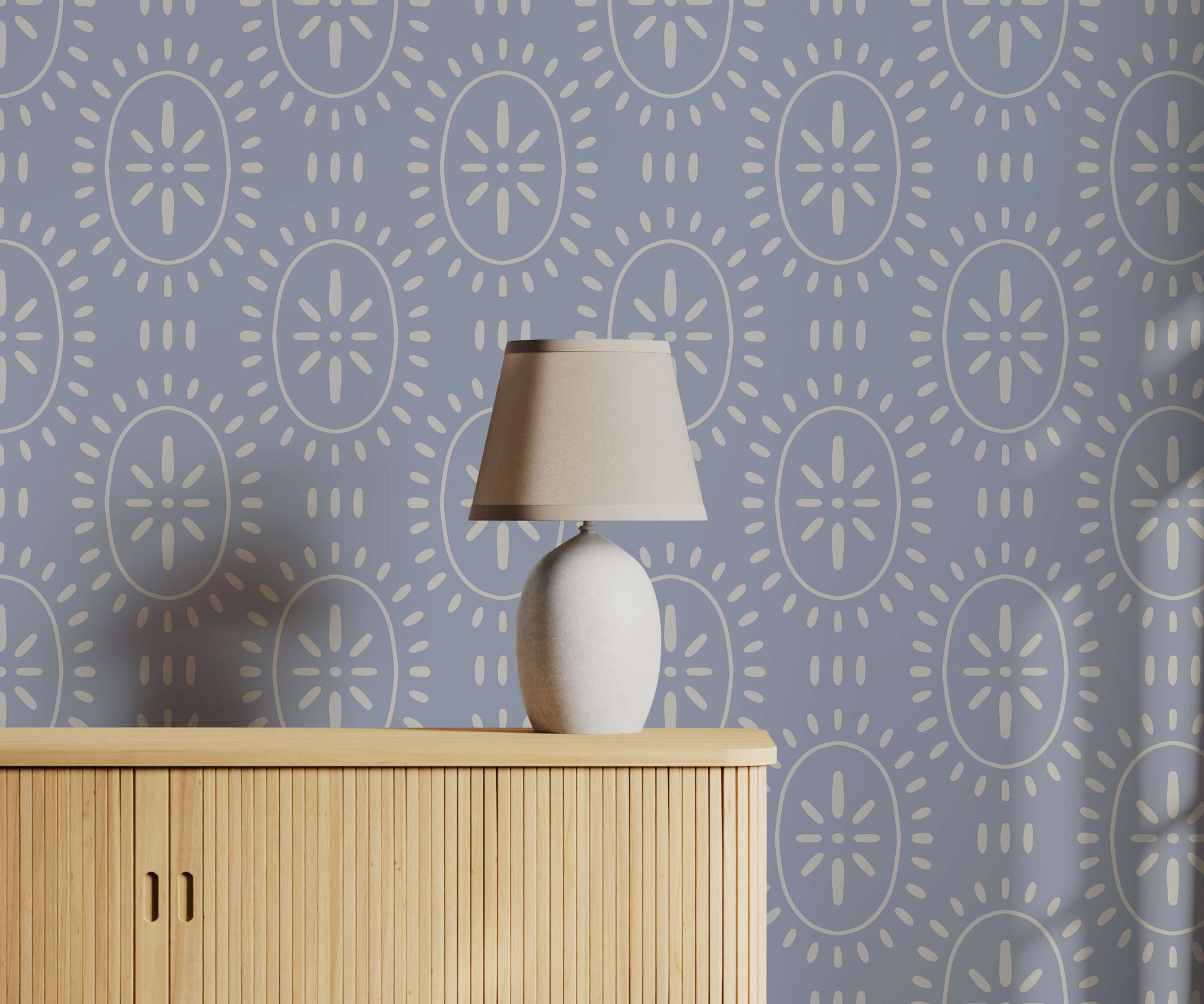 Limba Sun Pattern Wallpaper