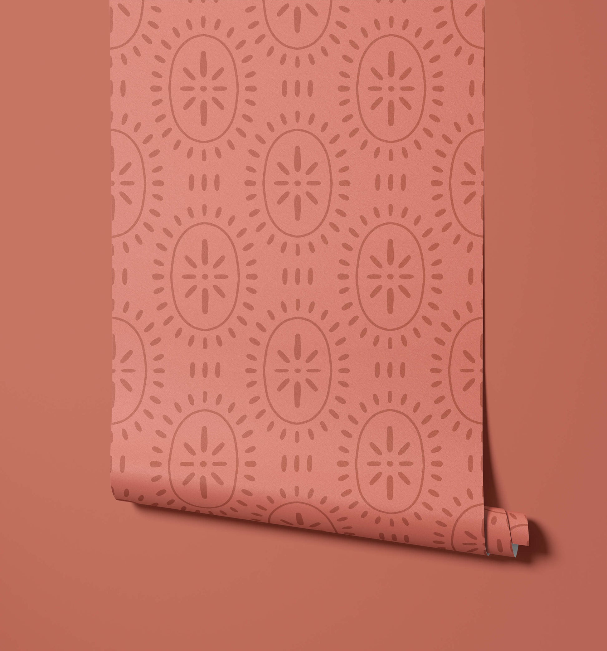 Limba Sun Pattern Wallpaper