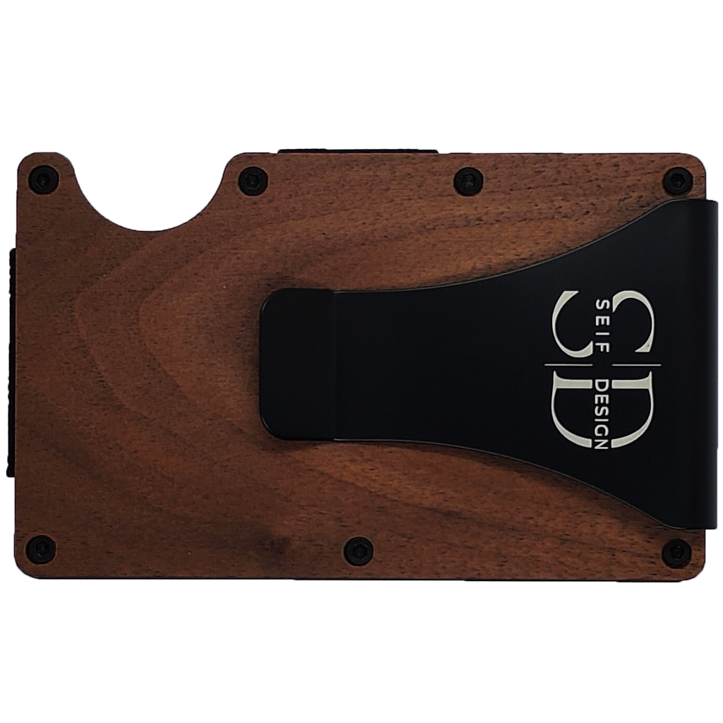 Aluminum & Wood Cardholder – Secure & Eco-Friendly Design by Seif Design at www.brixbailey.com