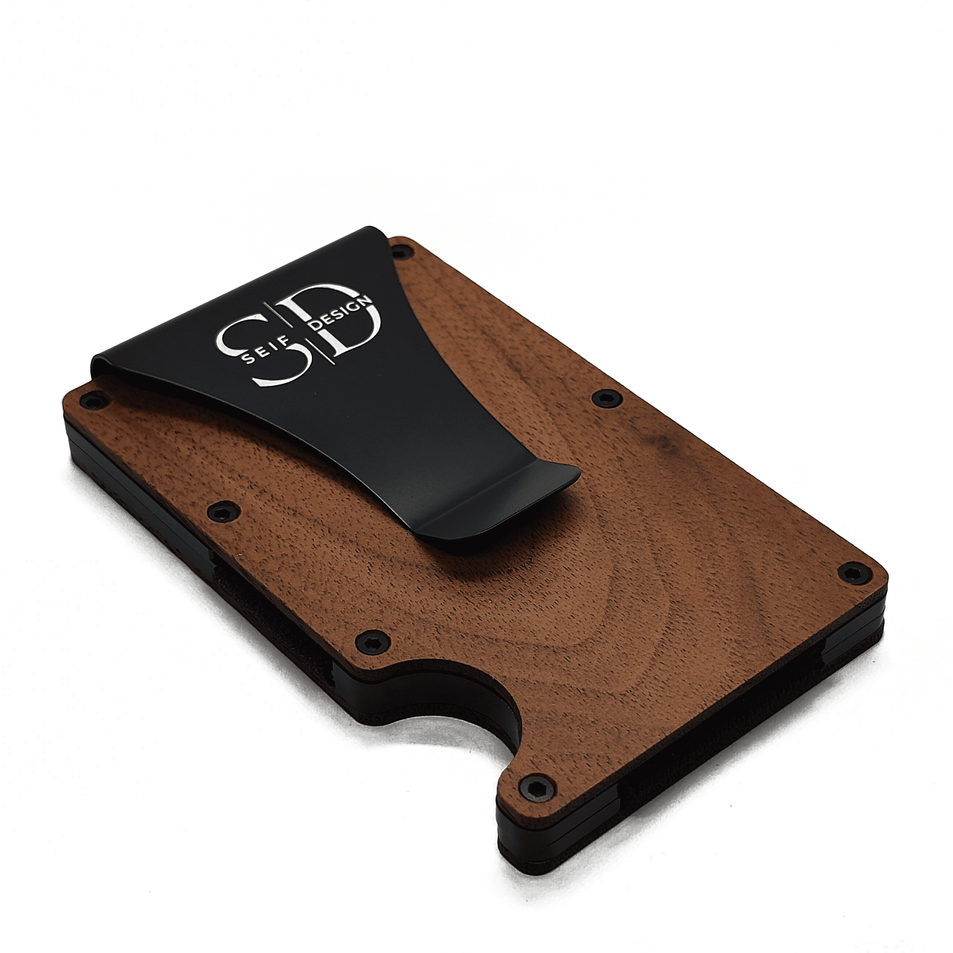 Aluminum & Wood Cardholder – Secure & Eco-Friendly Design by Seif Design at www.brixbailey.com