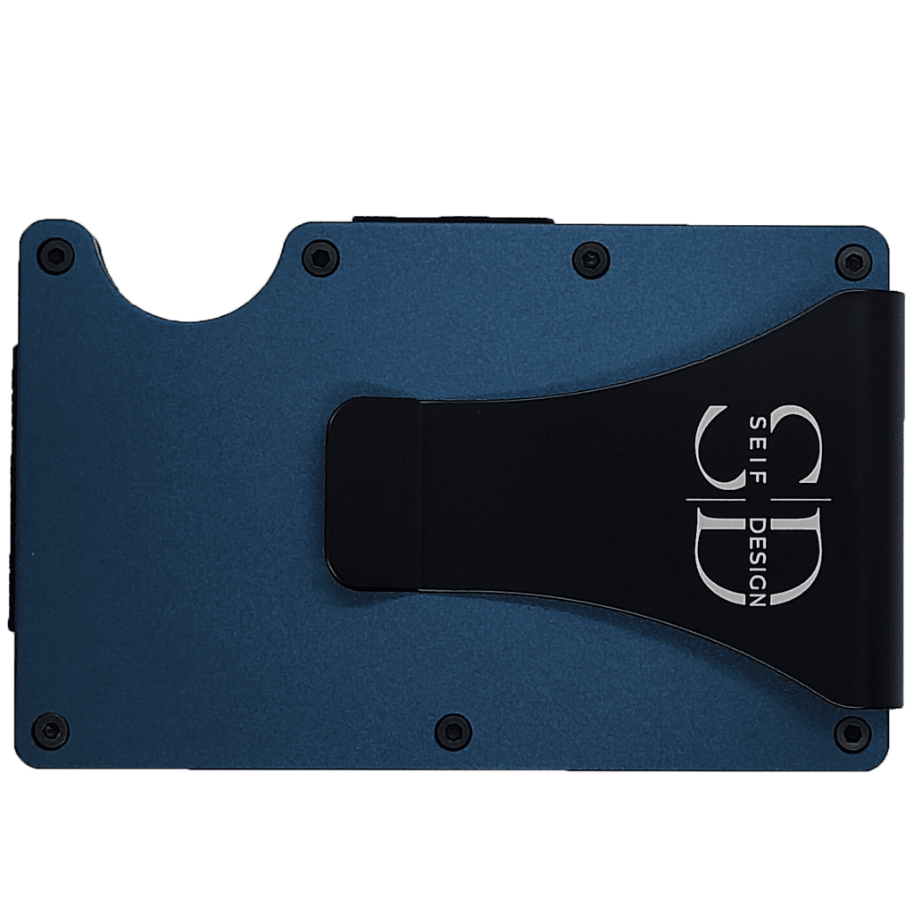 Lite Aluminum Cardholder – Minimalist & RFID Secure, Eco-Friendly by Seif Design at www.brixbailey.com