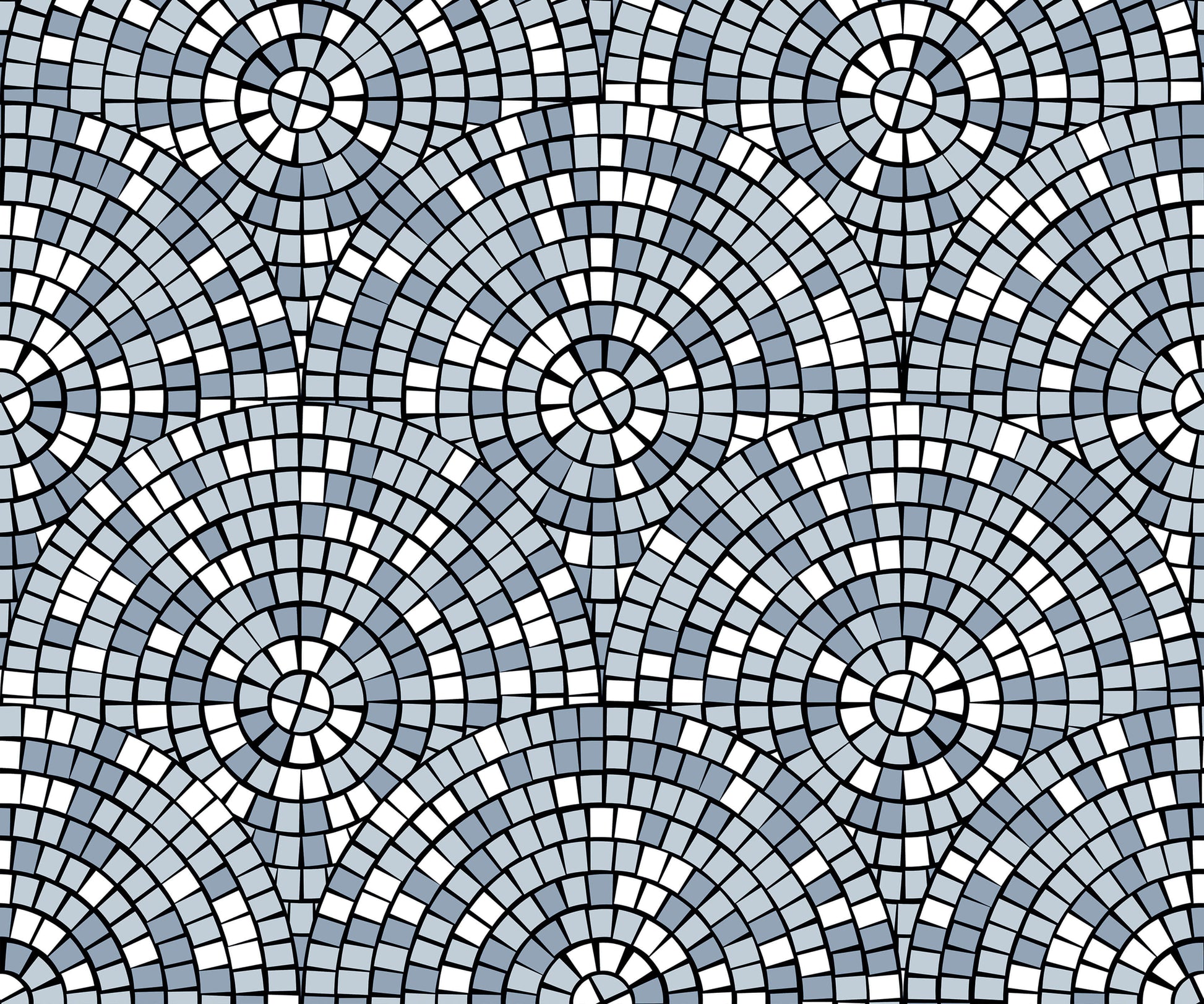 Loff Mosaic Tile Wallpaper
