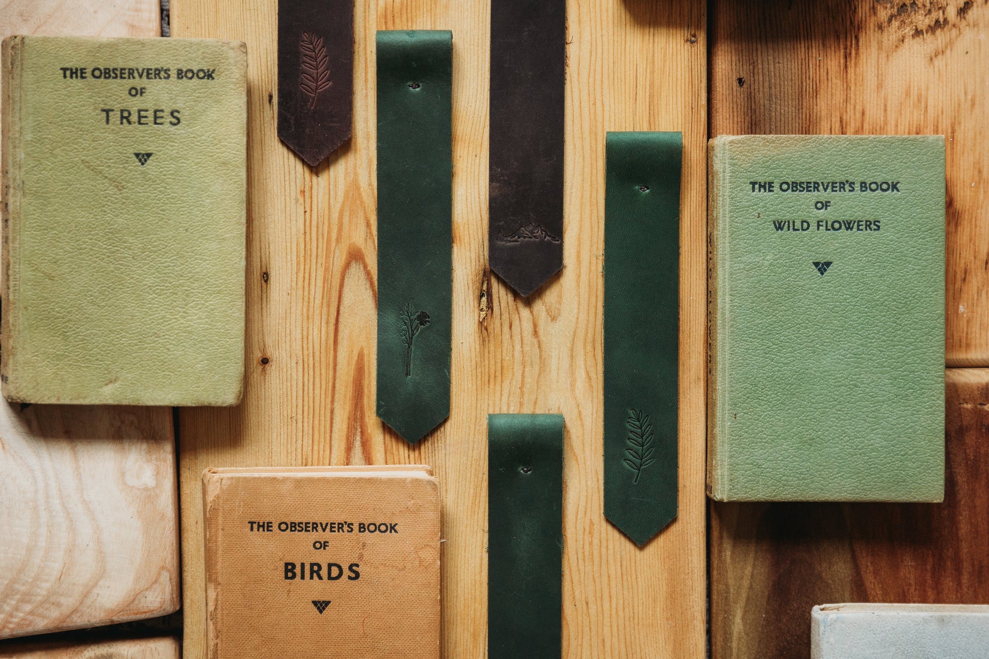 Handcrafted Leather Bookmarks