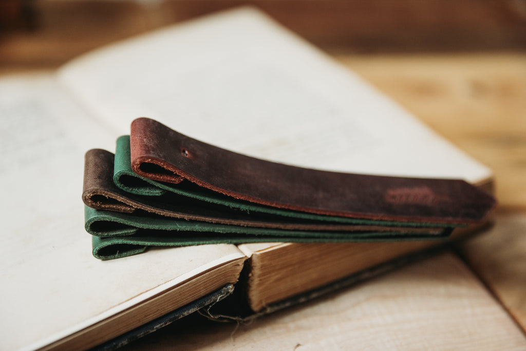 Handcrafted Leather Bookmarks
