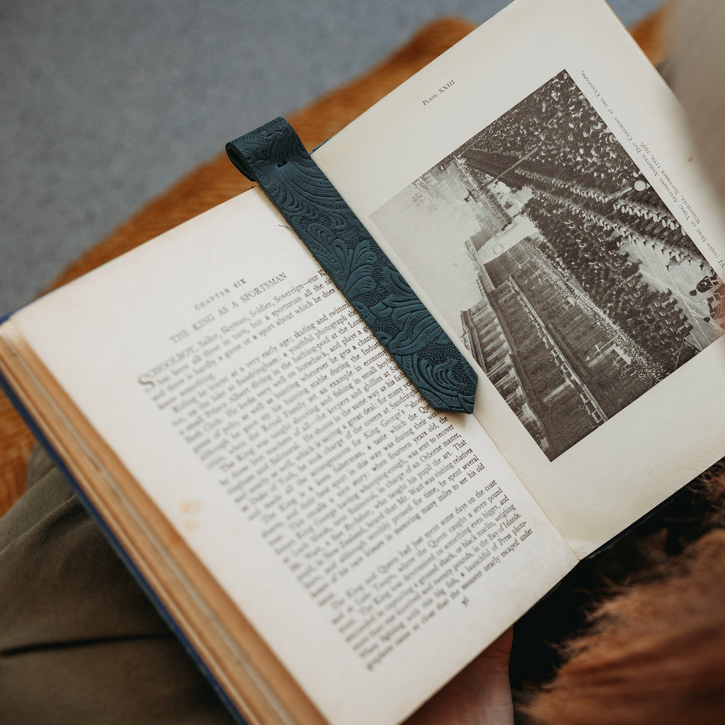 Botanical Leather Bookmarks