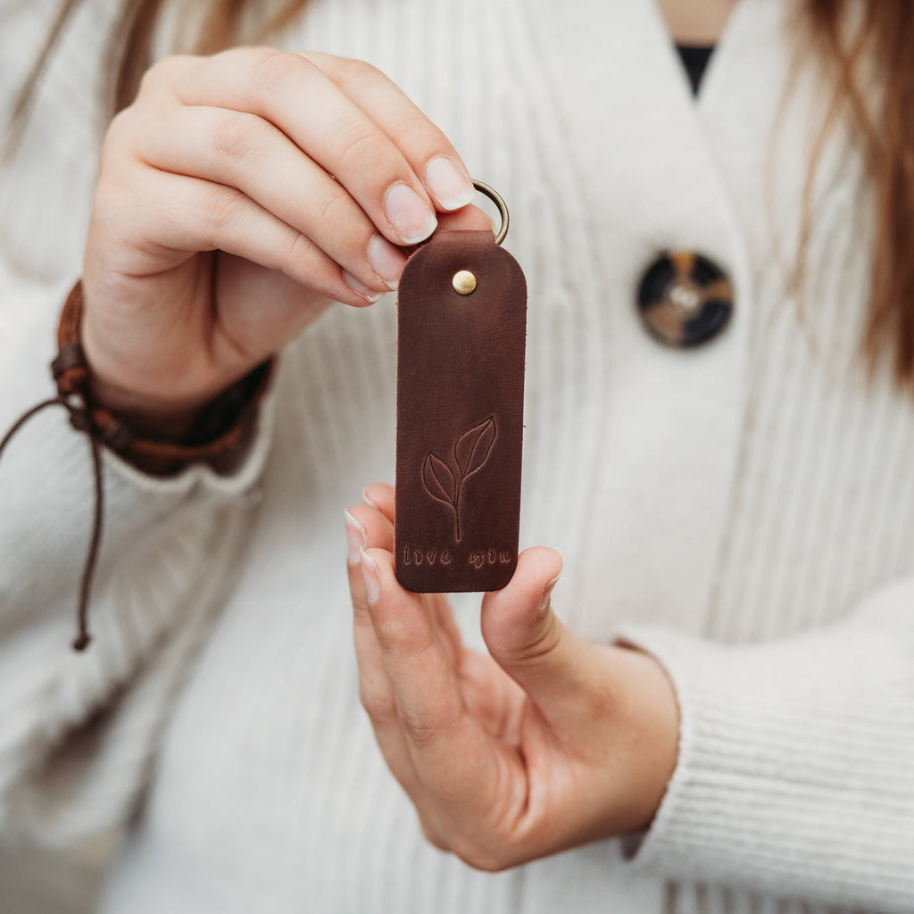 Floral Encouraging Keyrings