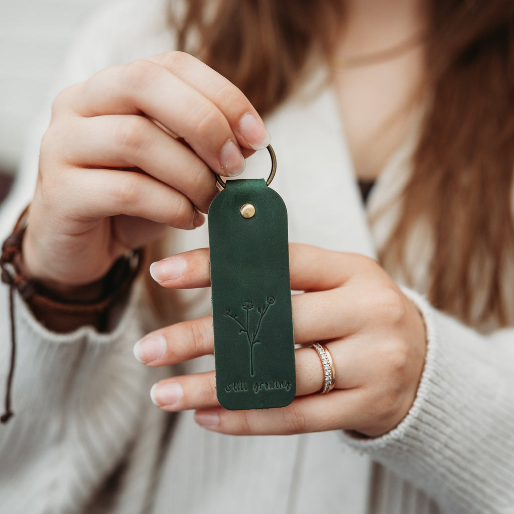 Floral Encouraging Keyrings