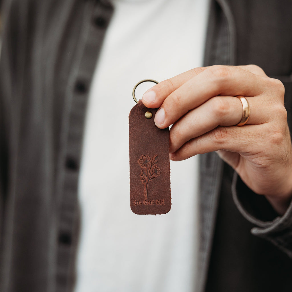 Floral Encouraging Keyrings