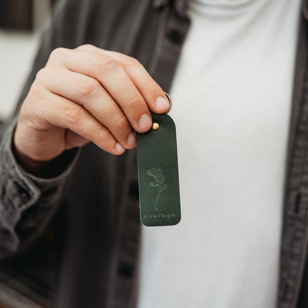 Floral Encouraging Keyrings