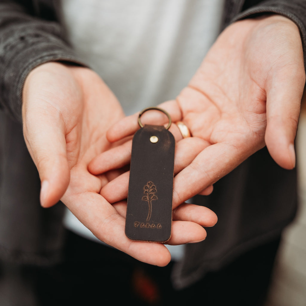 Floral Encouraging Keyrings