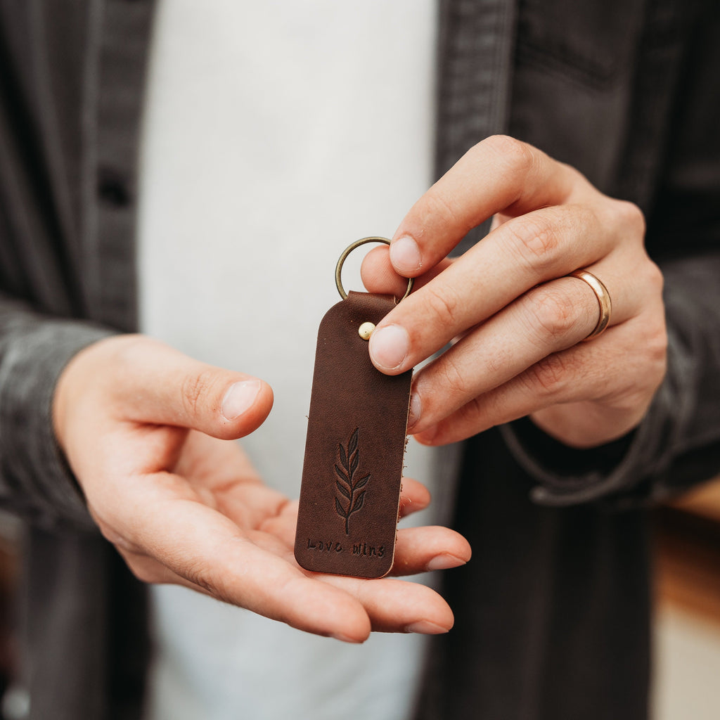 Floral Encouraging Keyrings