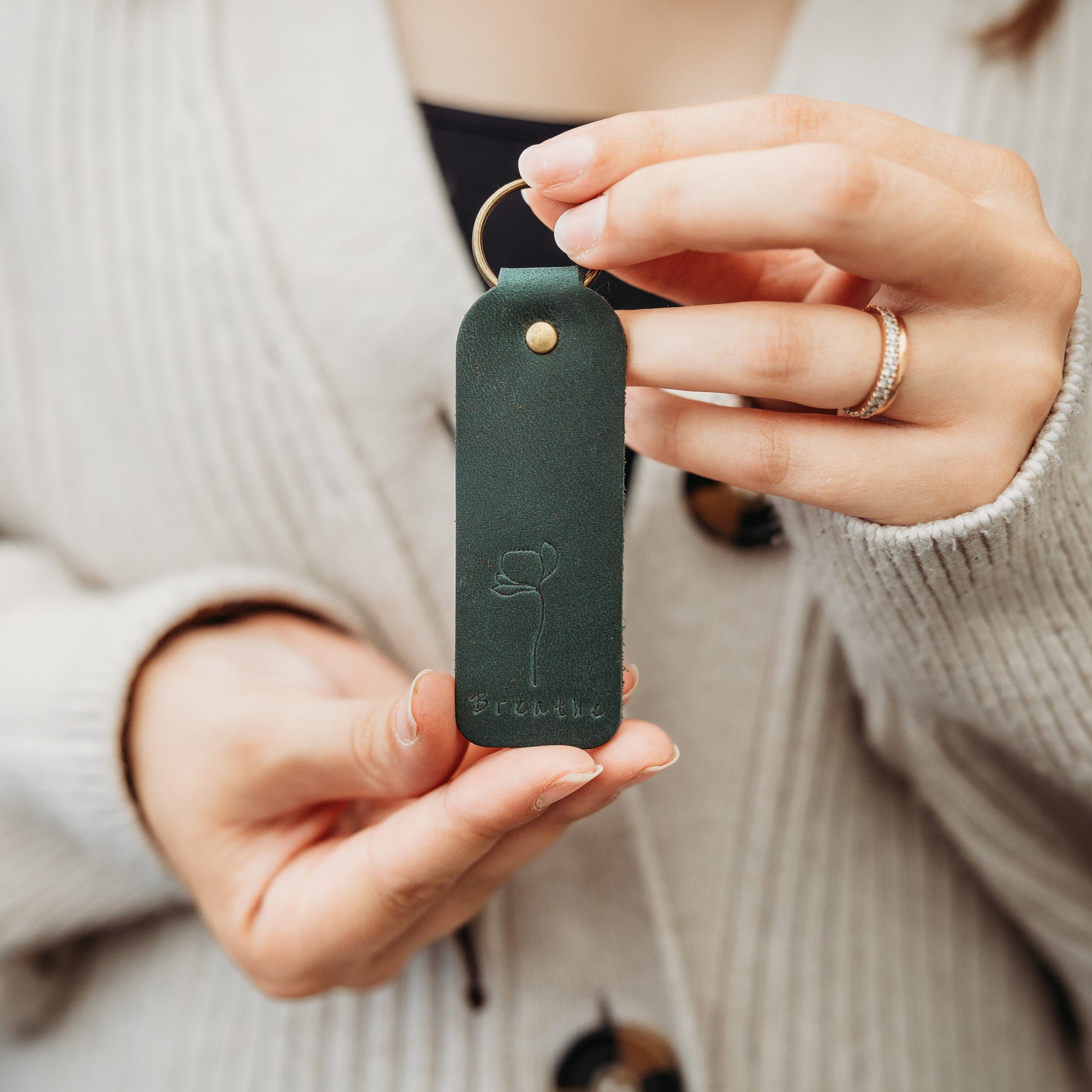Floral Encouraging Keyrings