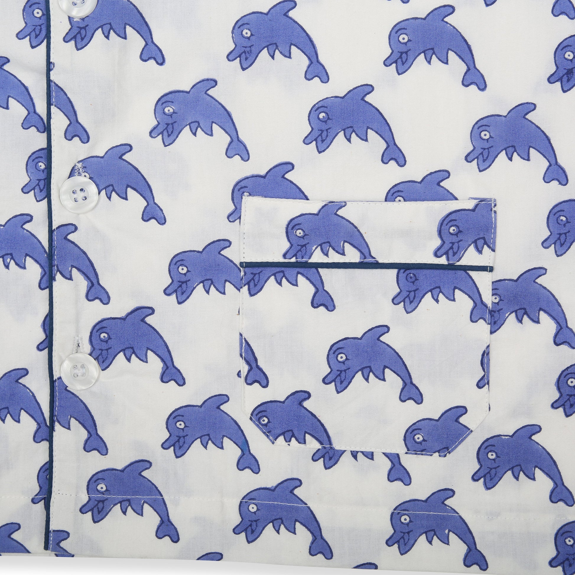Dolphin Children's Pyjamas in Soft Cotton