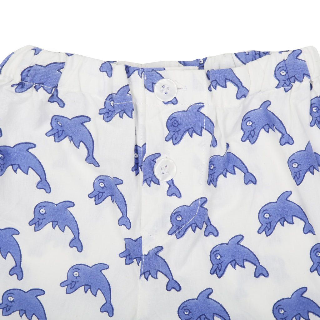Dolphin Children's Pyjamas in Soft Cotton