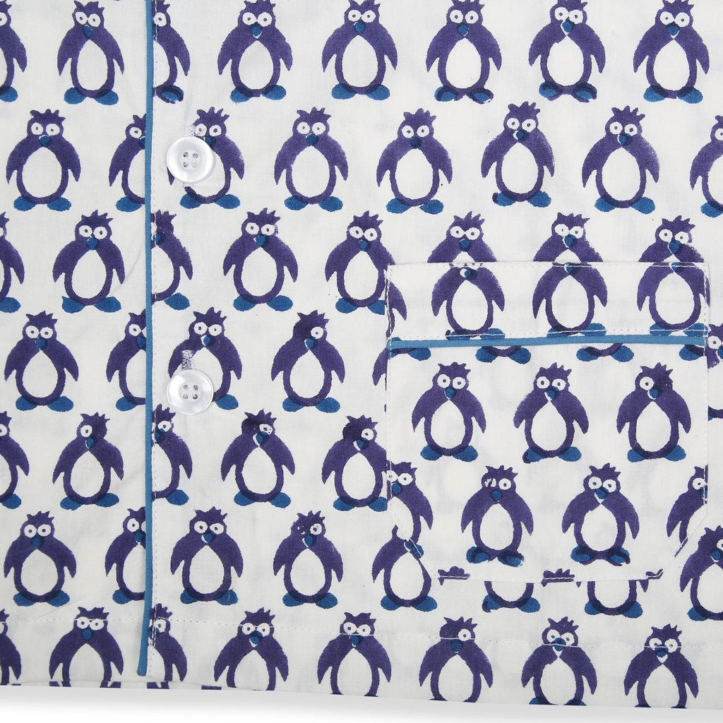 Children's Penguin Pyjamas in Soft Cotton