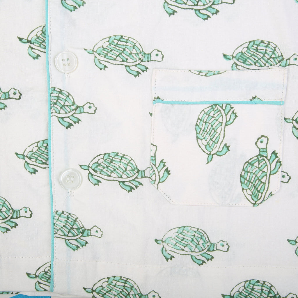 Turtle Children's Pyjamas in Soft Cotton