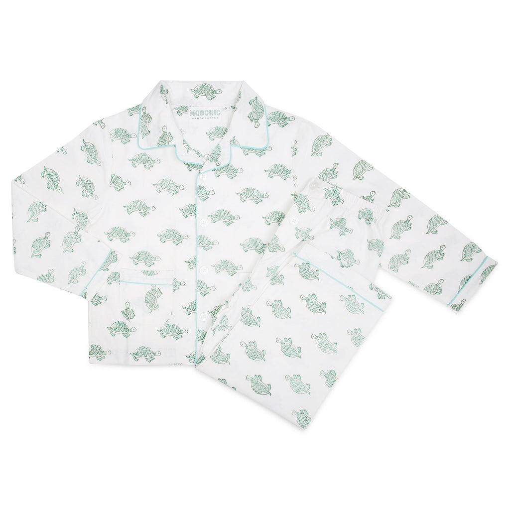 Turtle Children's Pyjamas in Soft Cotton