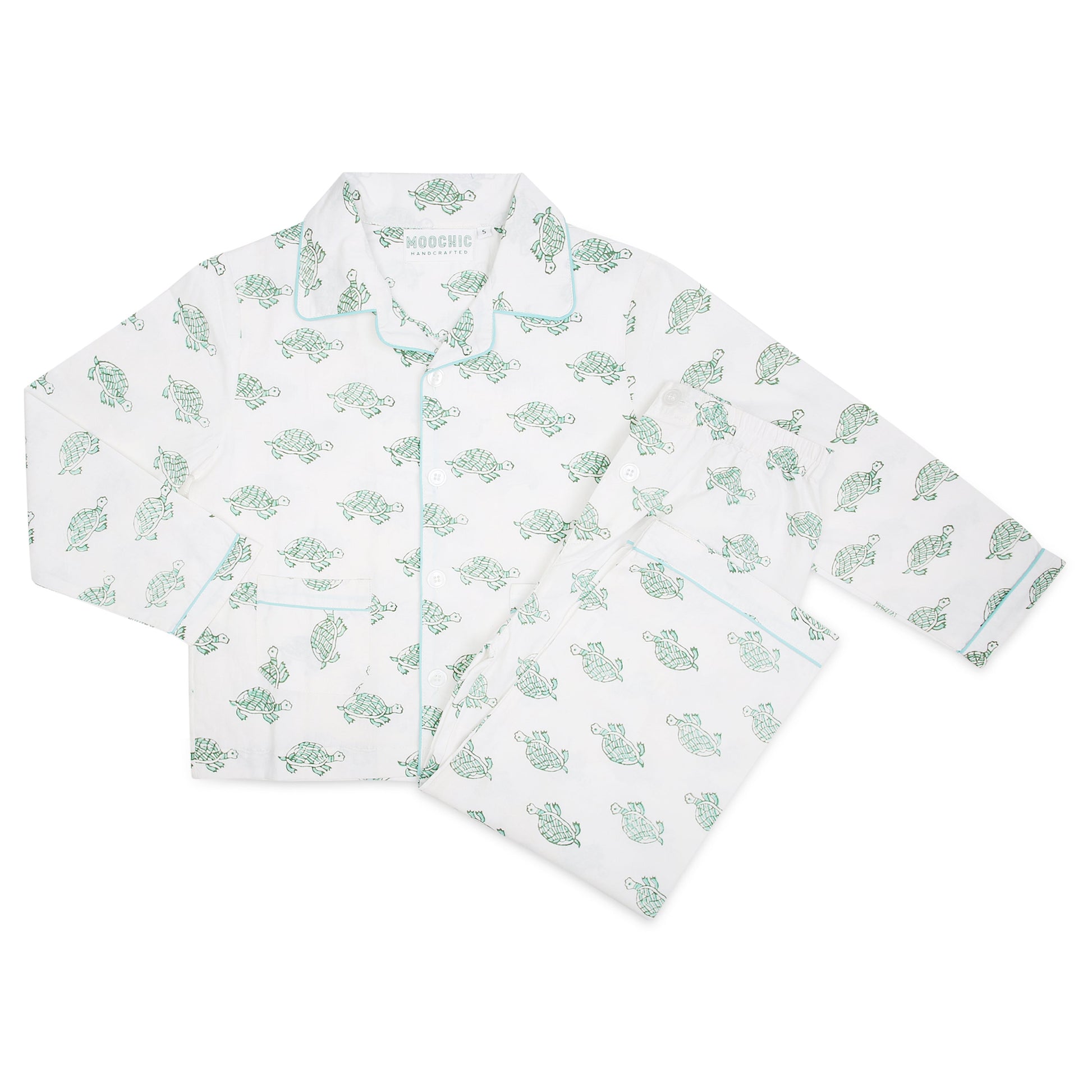 Turtle Children's Pyjamas in Soft Cotton