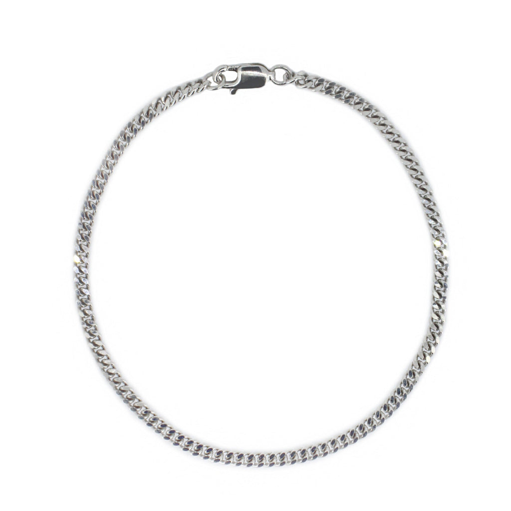 Cuban Curb Chain Necklace in Sterling Silver