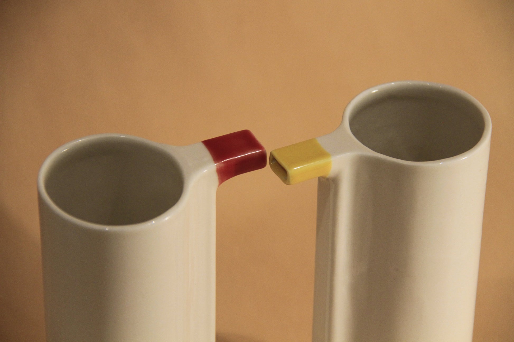 Tall Straw Cup in Red, Yellow or Blue
