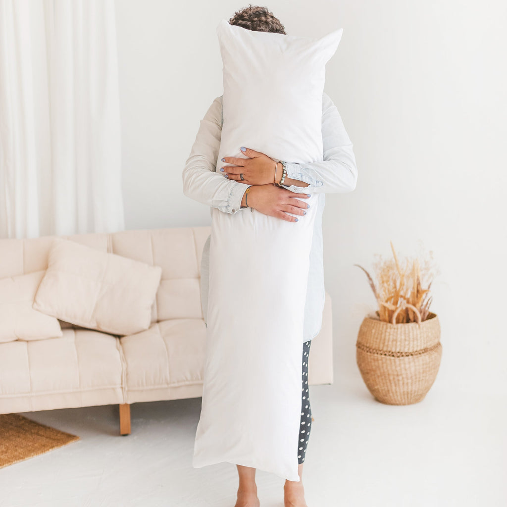 Full Body Maternity Pillow with Organic Cotton Cover