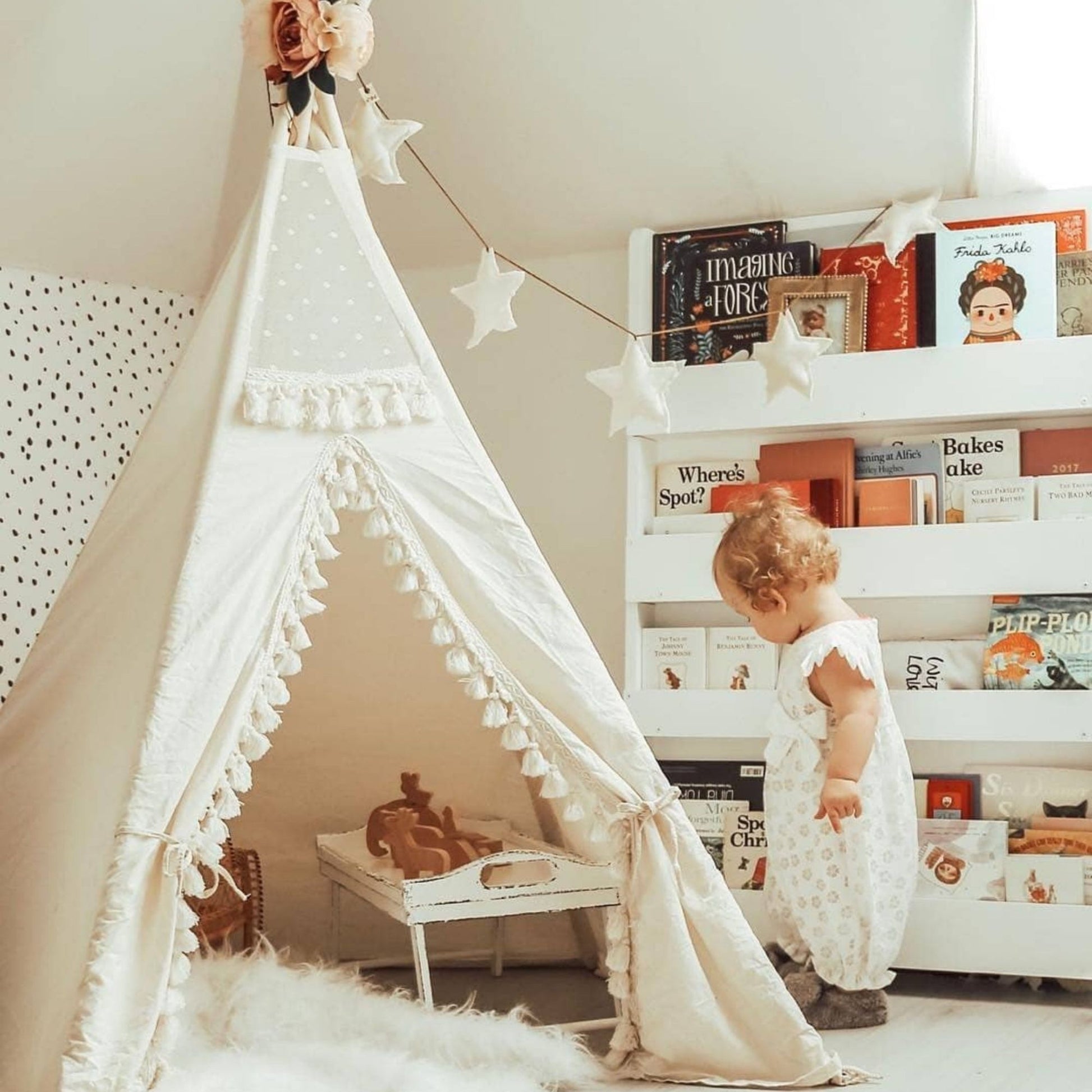 Boho Kids Teepee with Tassels