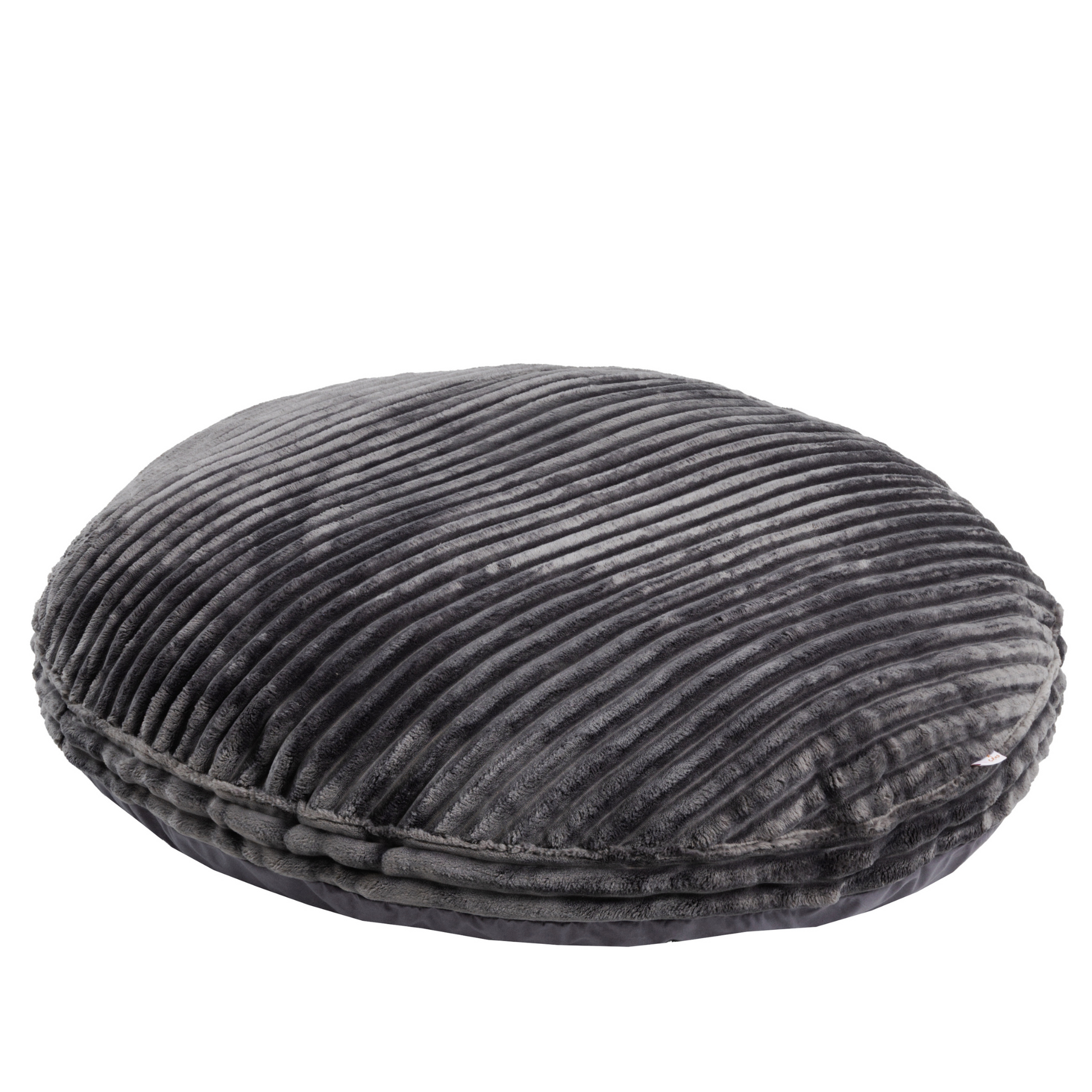 Large Kids Floor Cushion in Dark Grey Corduroy