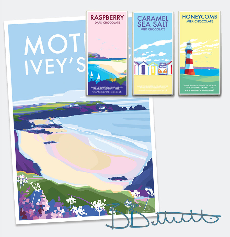 Mother Ivey's Bay Cornish Coast Print