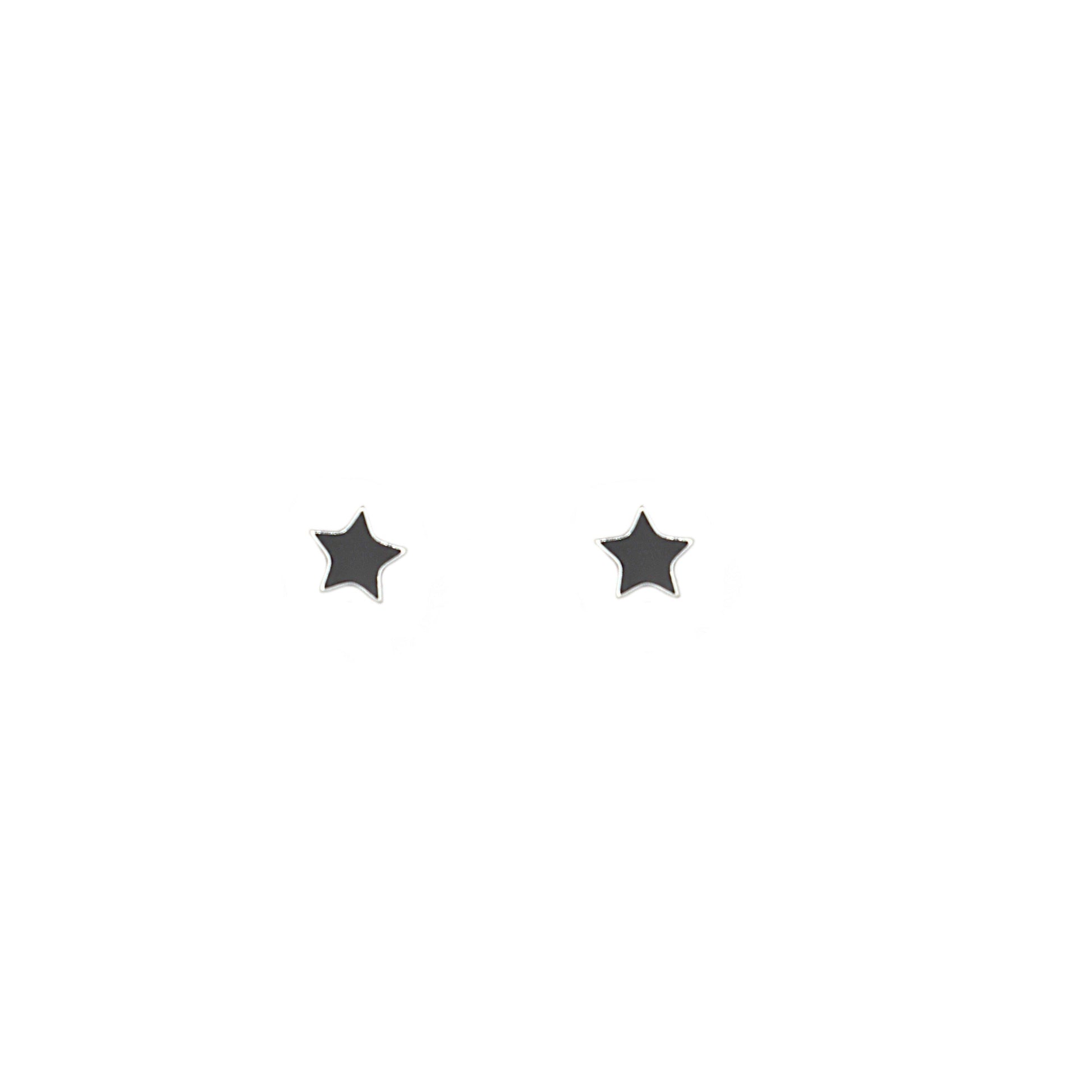 Mini Star Studs in Recycled Sterling Silver