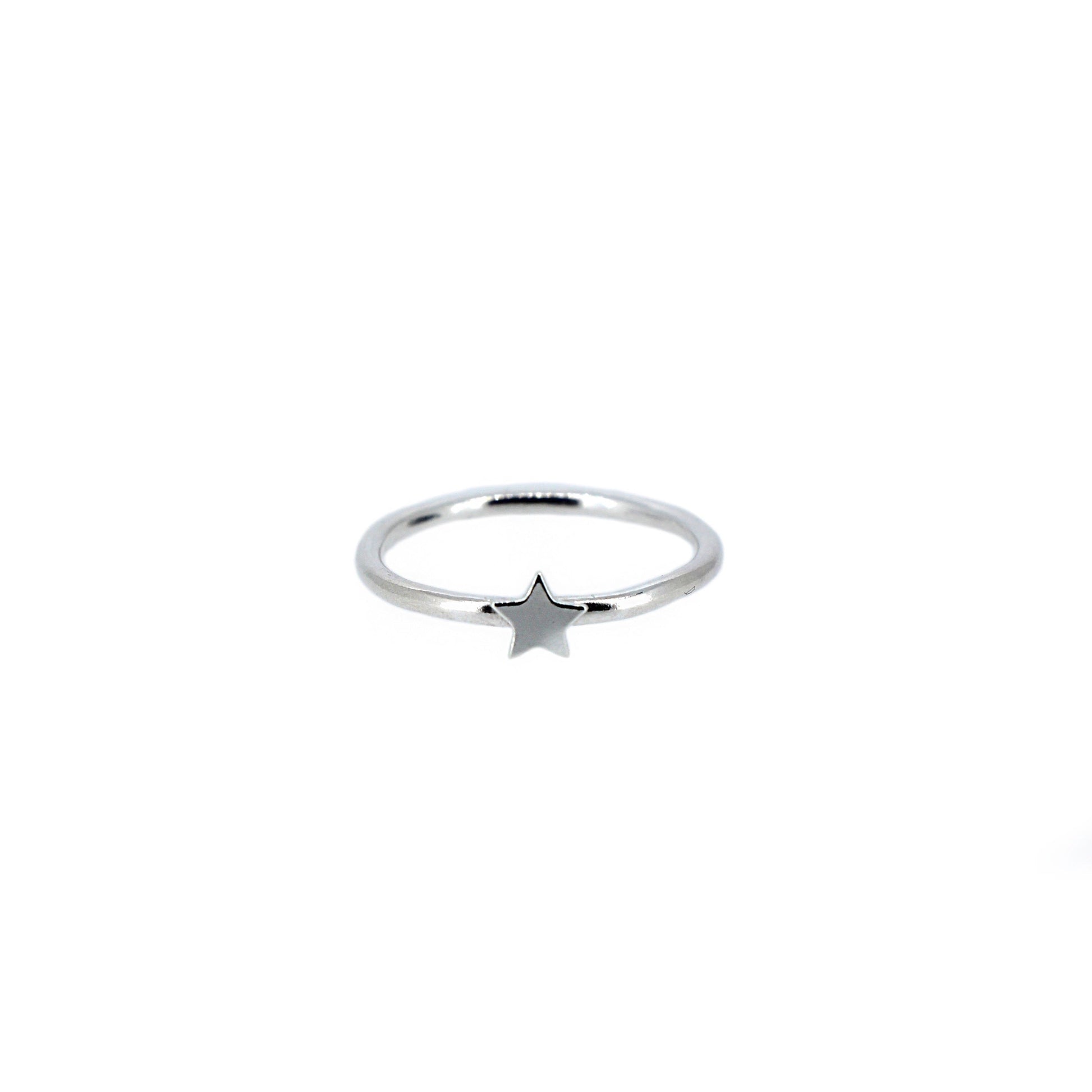 Skinny Mini Star Ring in Recycled Sterling Silver