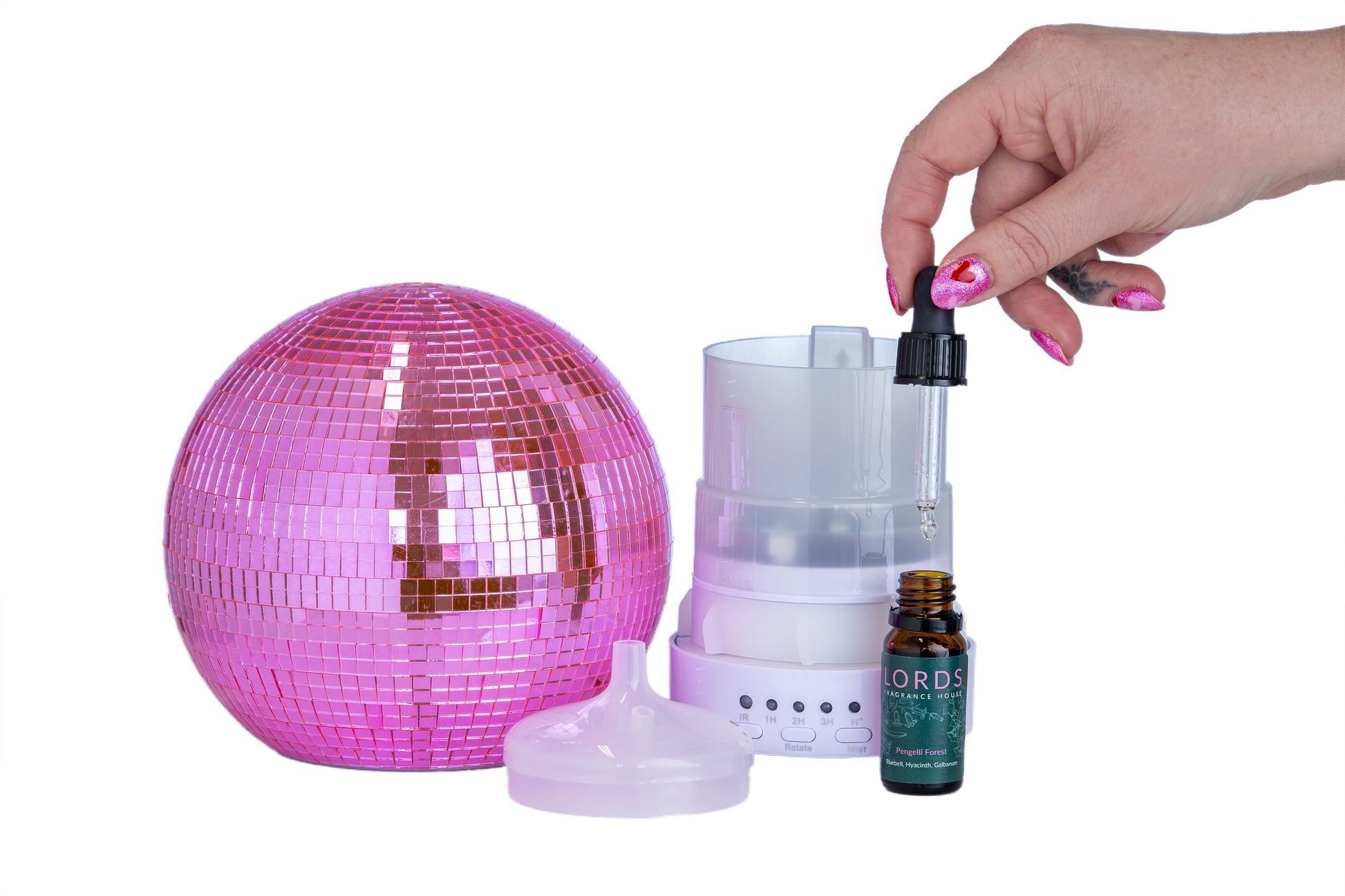 Rotating Disco Ball Diffuser