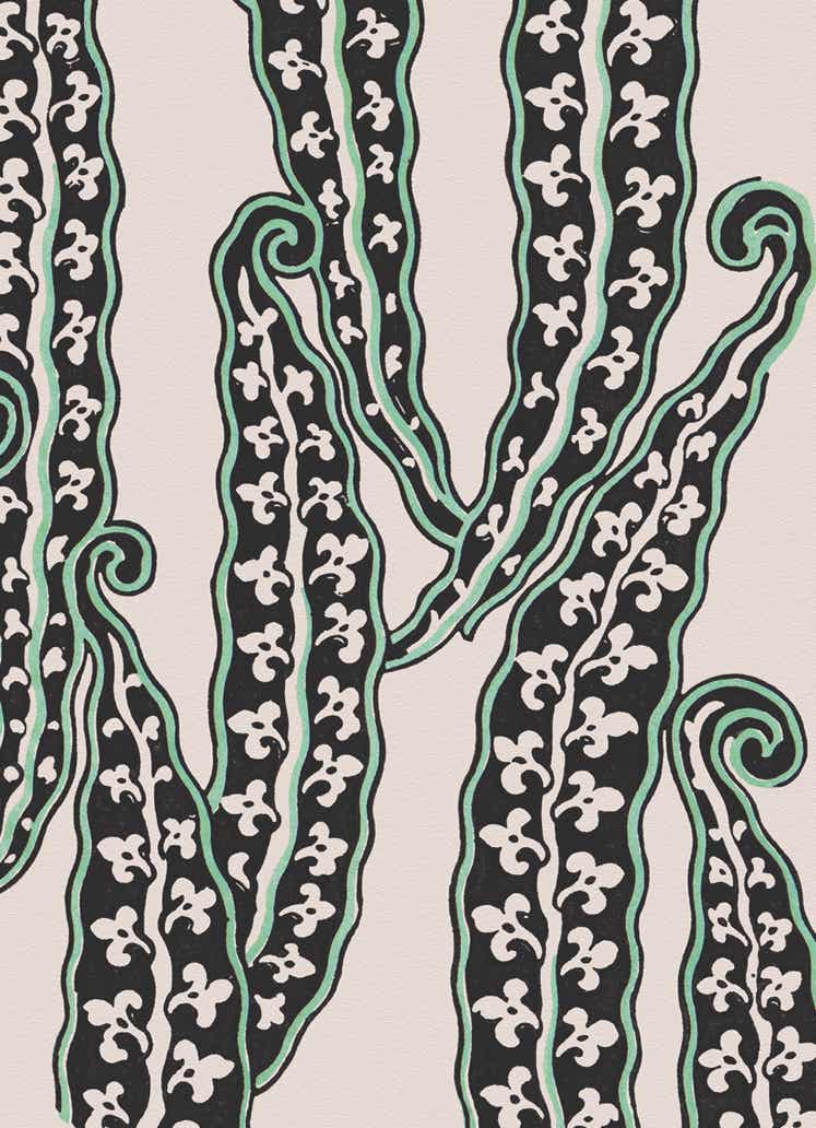 Magic Beans II Vintage Archive Poster Print