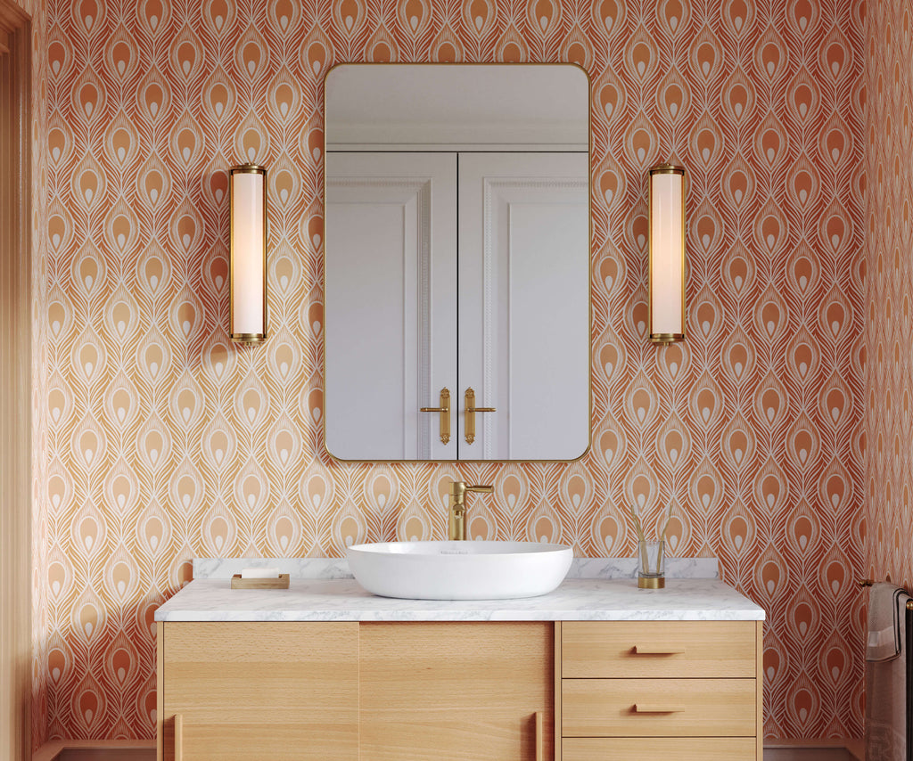 Peacock Feather Wallpaper