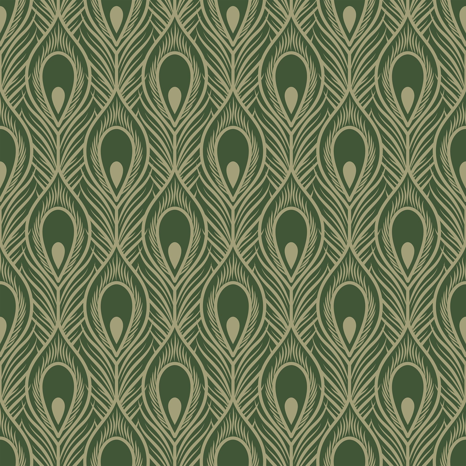 Peacock Feather Wallpaper