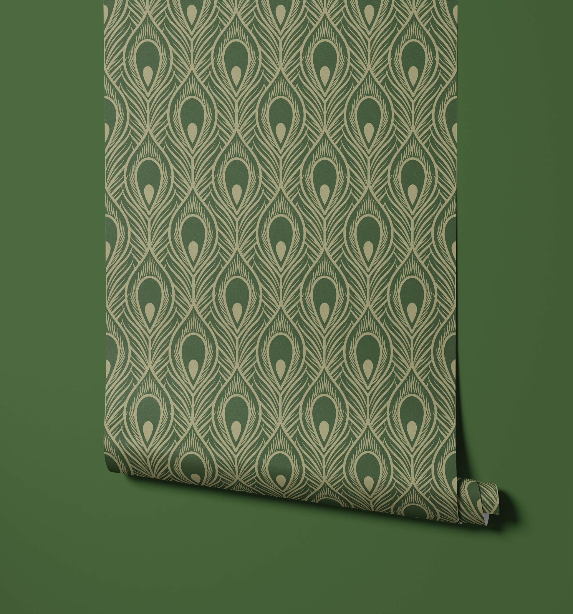 Peacock Feather Wallpaper