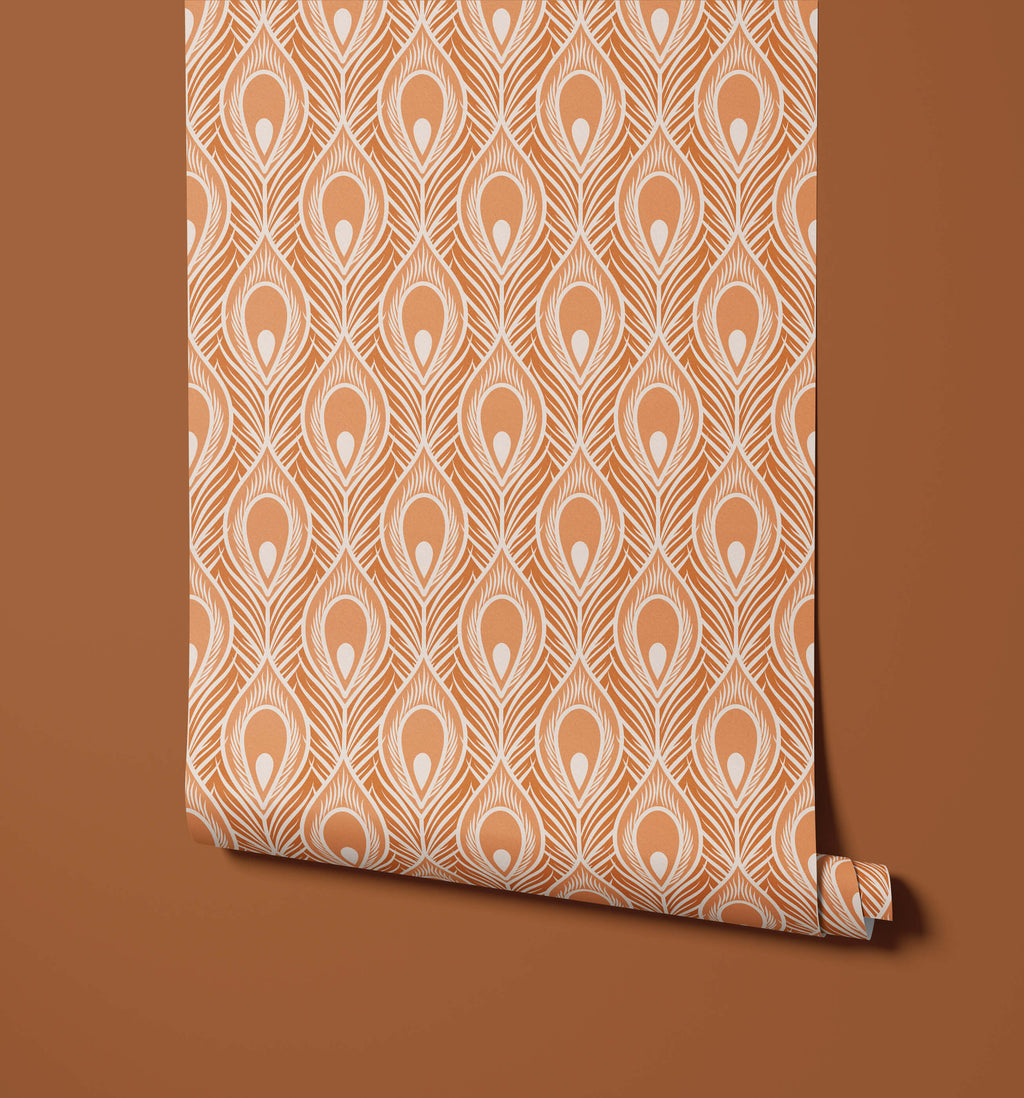 Peacock Feather Wallpaper