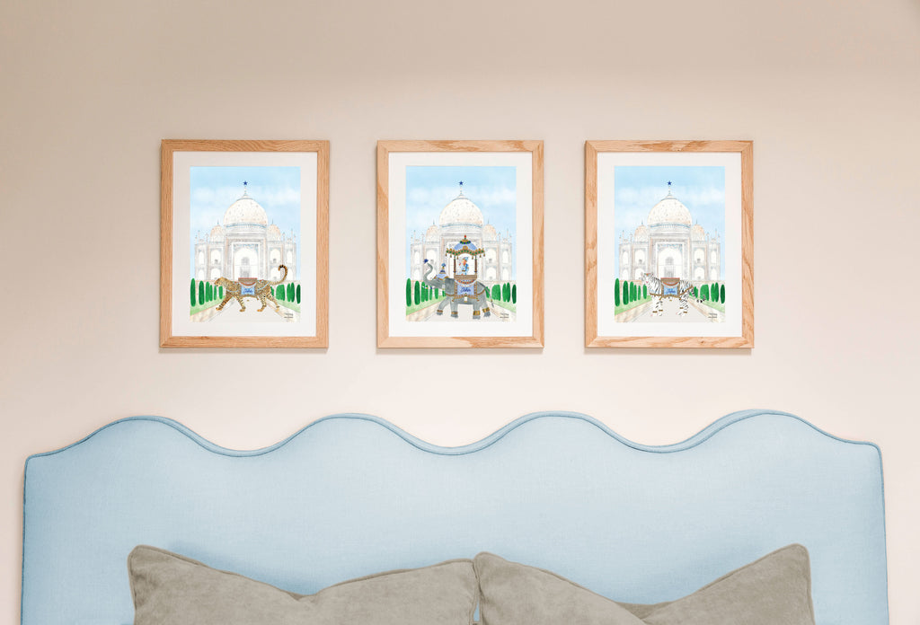The Leopard of the Taj Mahal Boys Wall Art Print