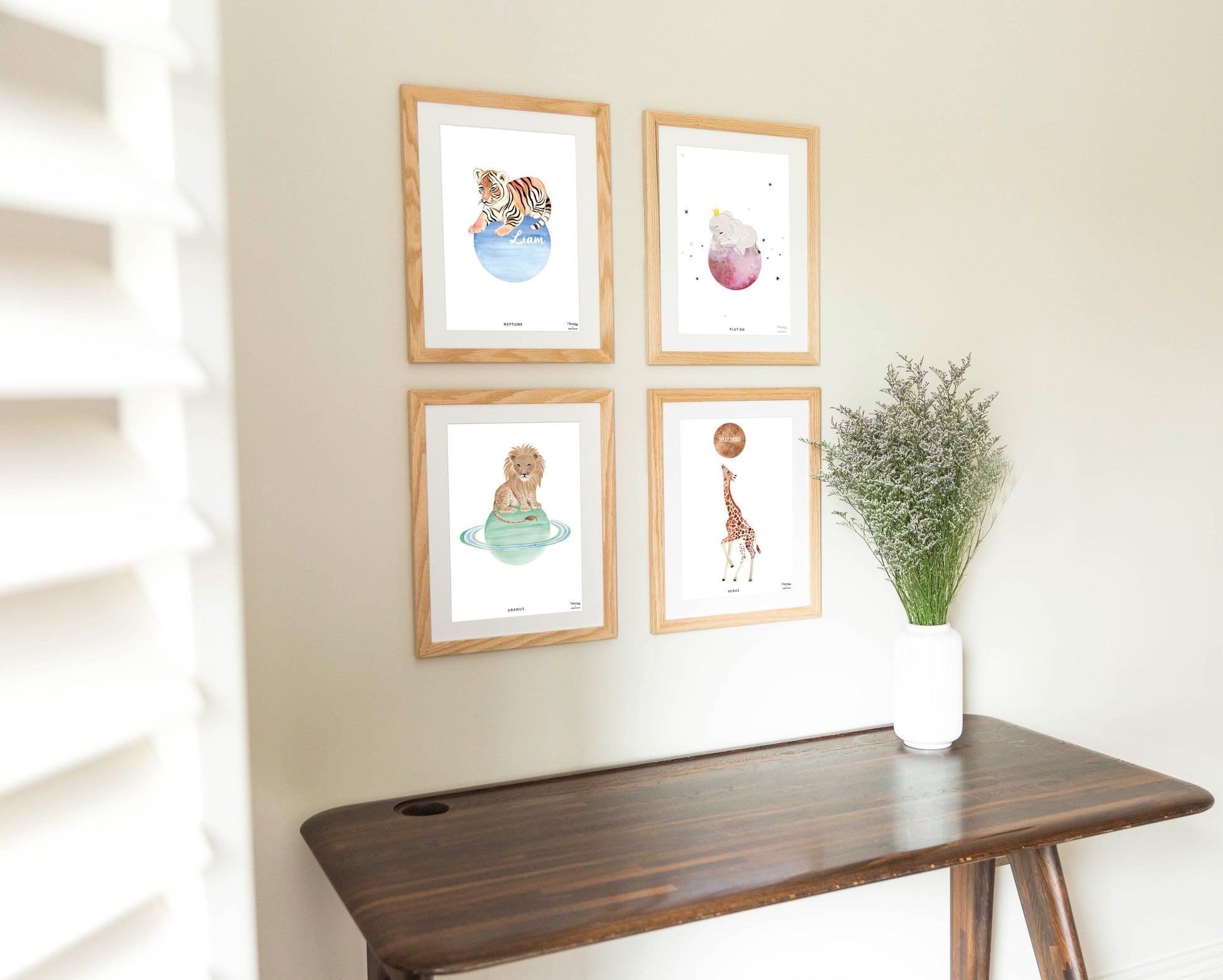 The Tiger on Neptune Wall Art Print