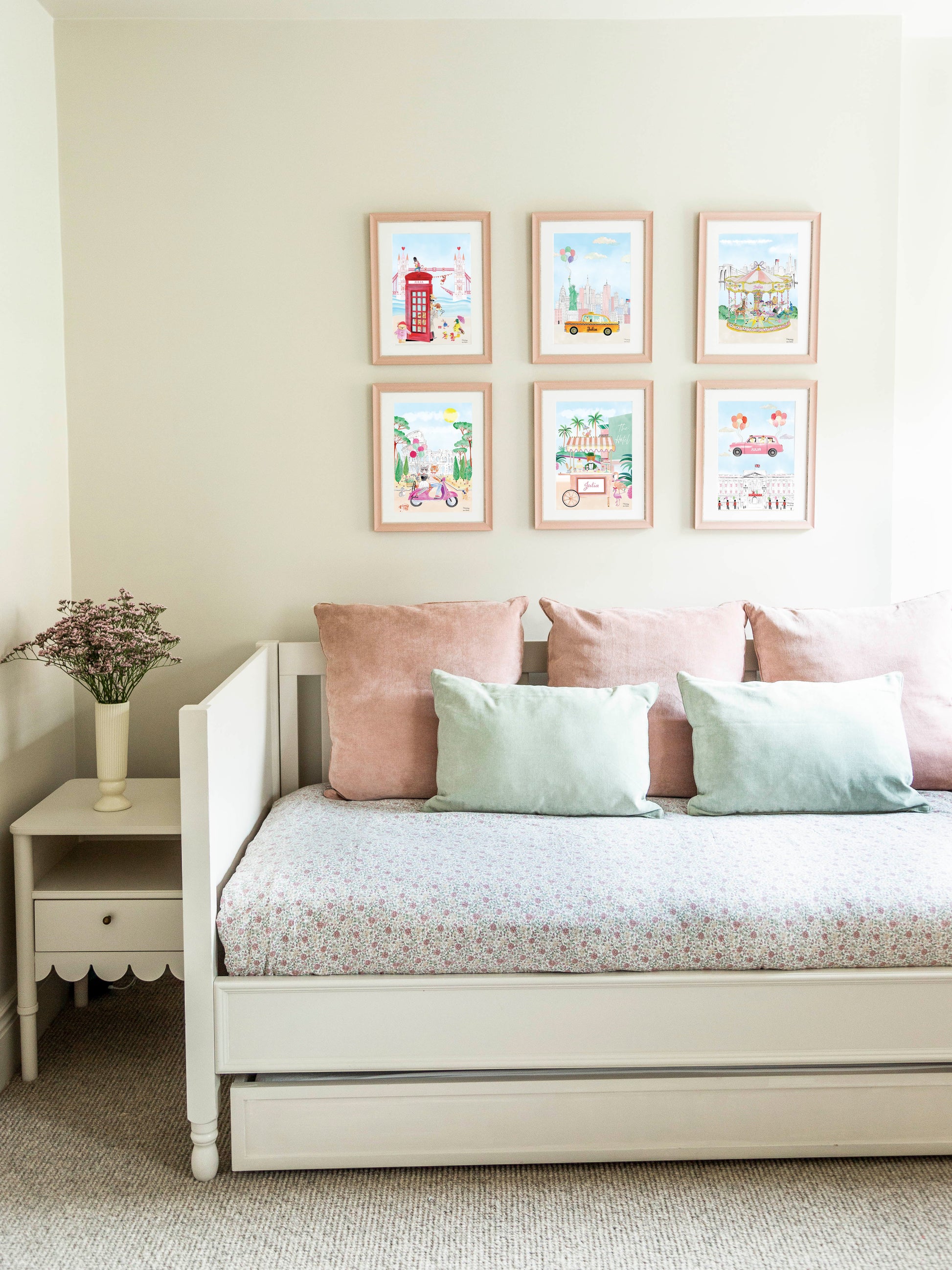 The Carousel of Brooklyn Print for Girls