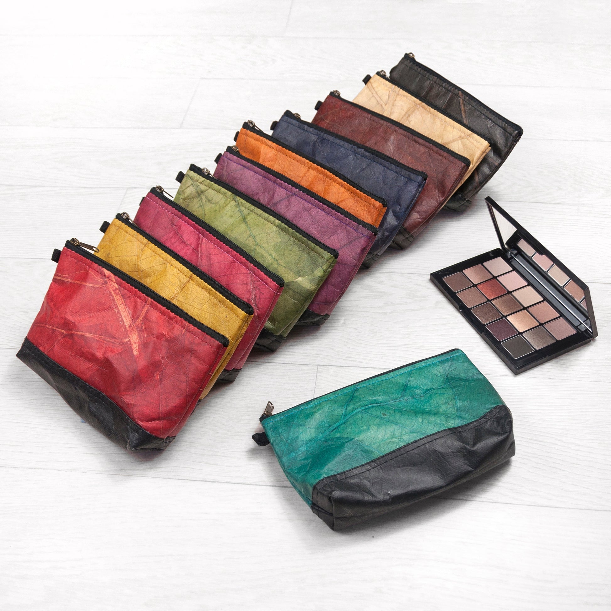 Vegan Leather Makeup Bag