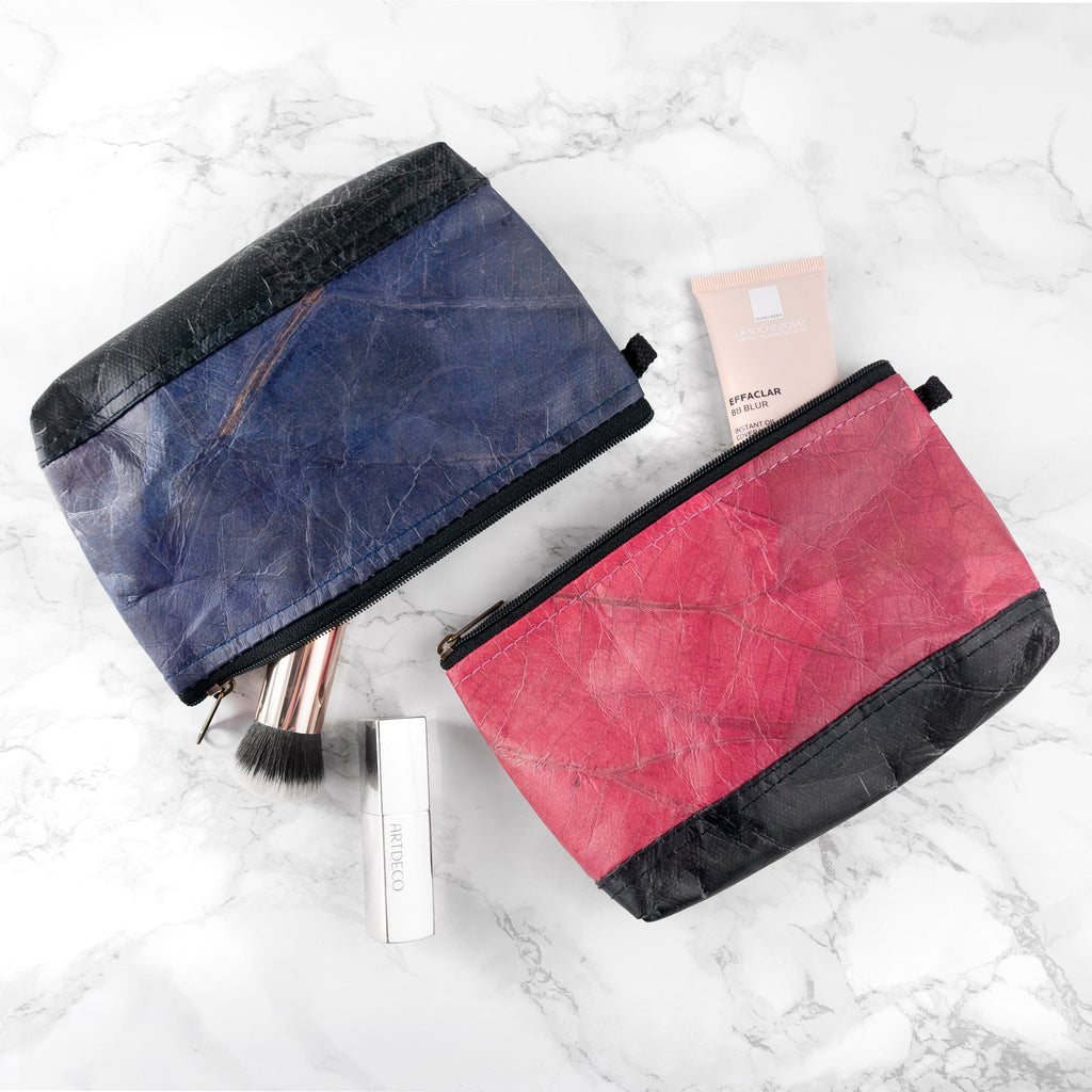 Vegan Leather Makeup Bag