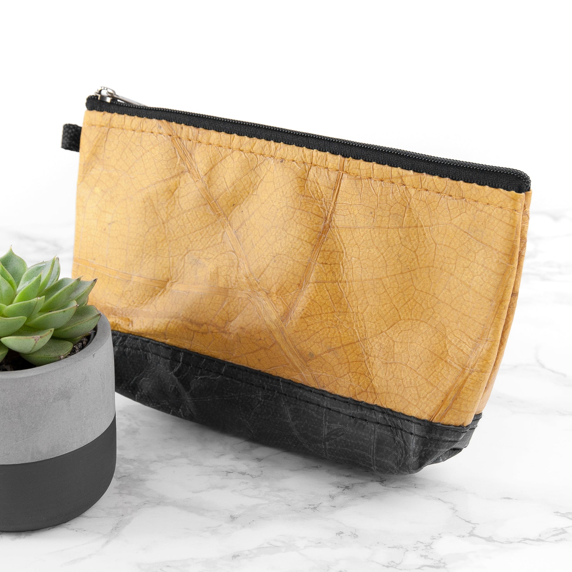 Vegan Leather Makeup Bag