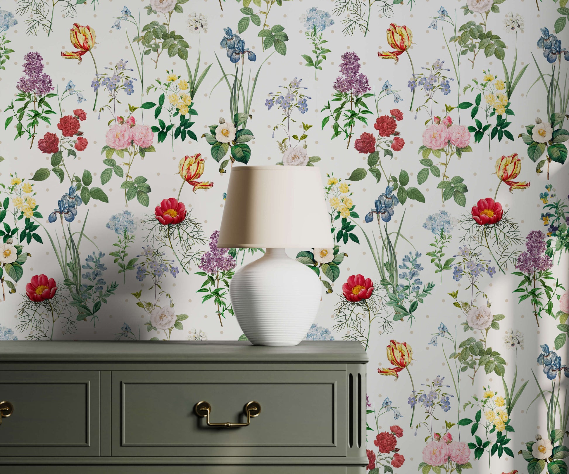 Marie Vintage Floral Print