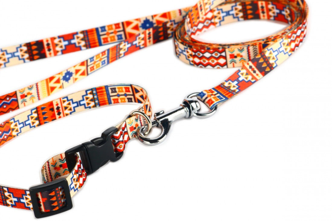 Boho Collection Dog Collar – Durable & Stylish with Adjustable Leash Lengths by Matteo at www.brixbailey.com