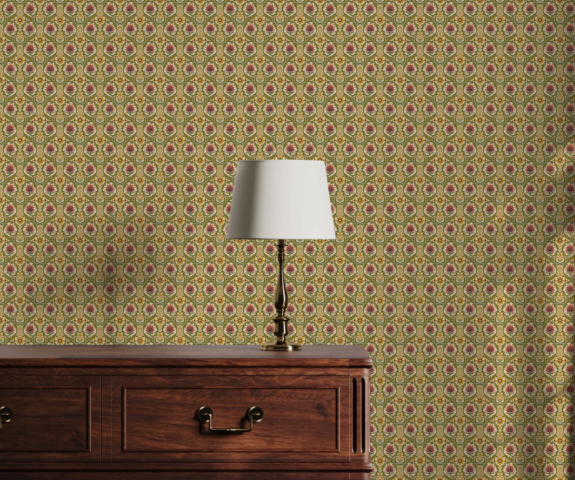 Matthew Vintage Pattern Wallpaper