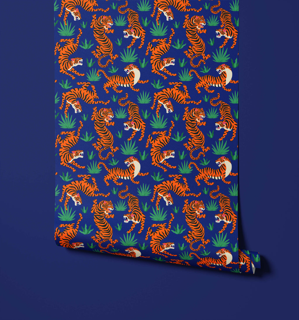 Oriental Tiger Wallpaper
