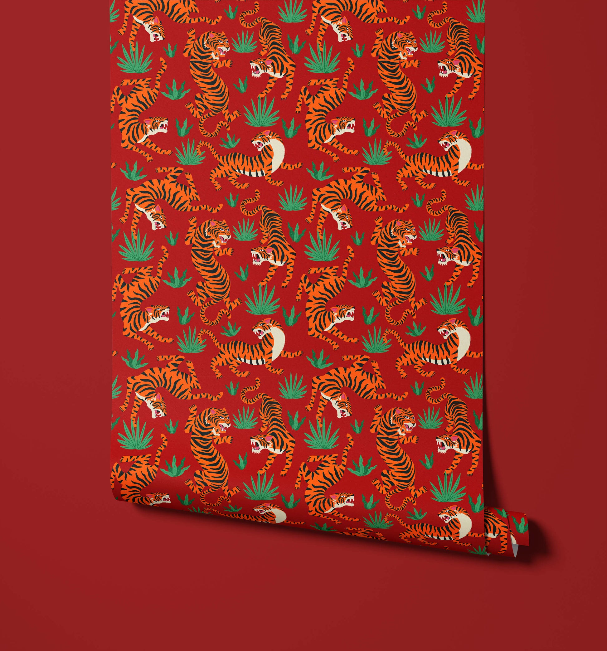 Oriental Tiger Wallpaper