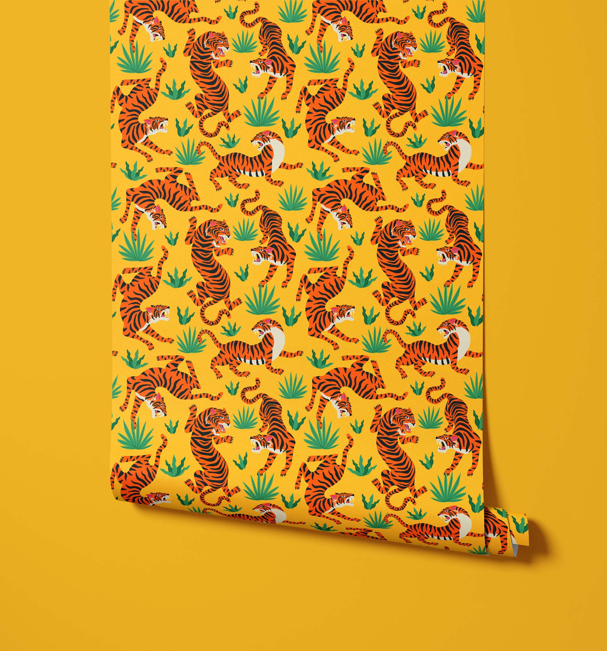 Oriental Tiger Wallpaper